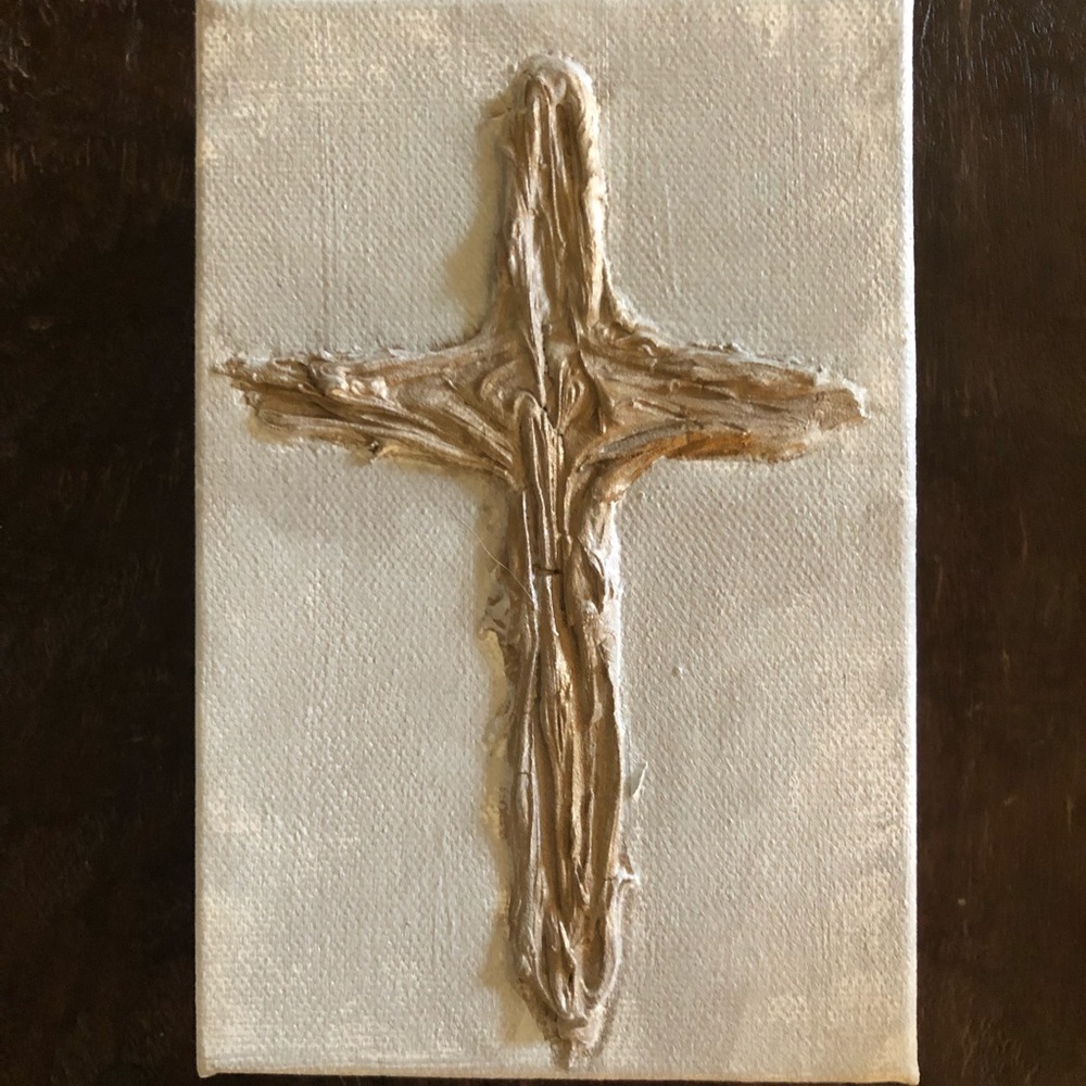 5x7in Cross Painting